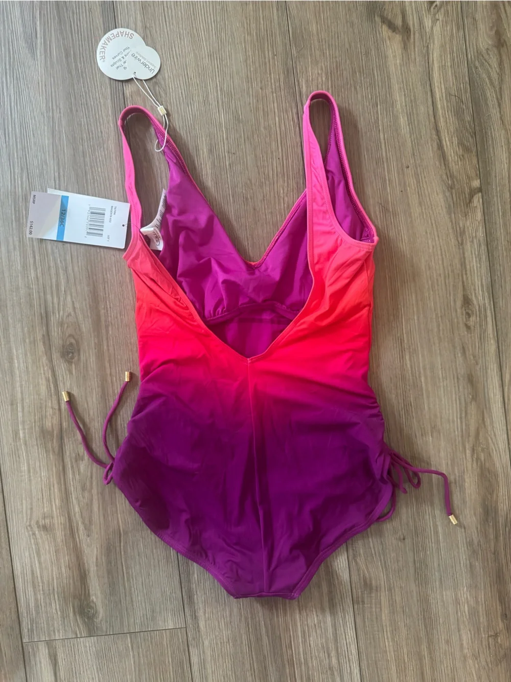NWT Pink, Purple Swimwear with Controls by Coco Reef size 12/36C - Picture 3 of 4